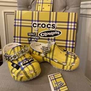 Crocs lmt edition clueless Cher platform